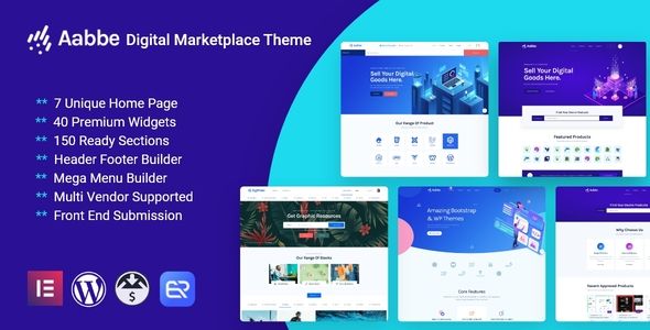 Aabbe Digital Marketplace Theme WordPress Theme