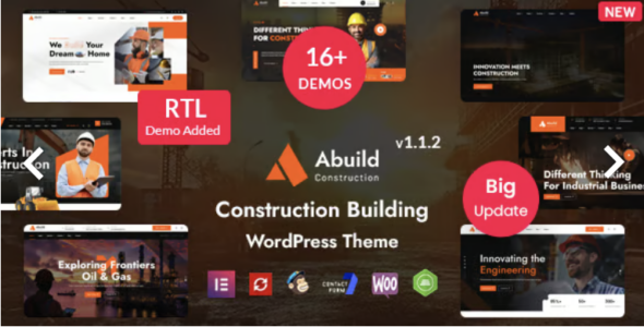 Abuild Construction WordPress Theme