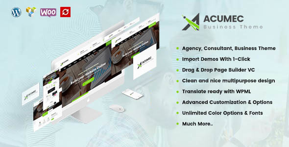 Acumec Business Multipurpose WordPress Theme