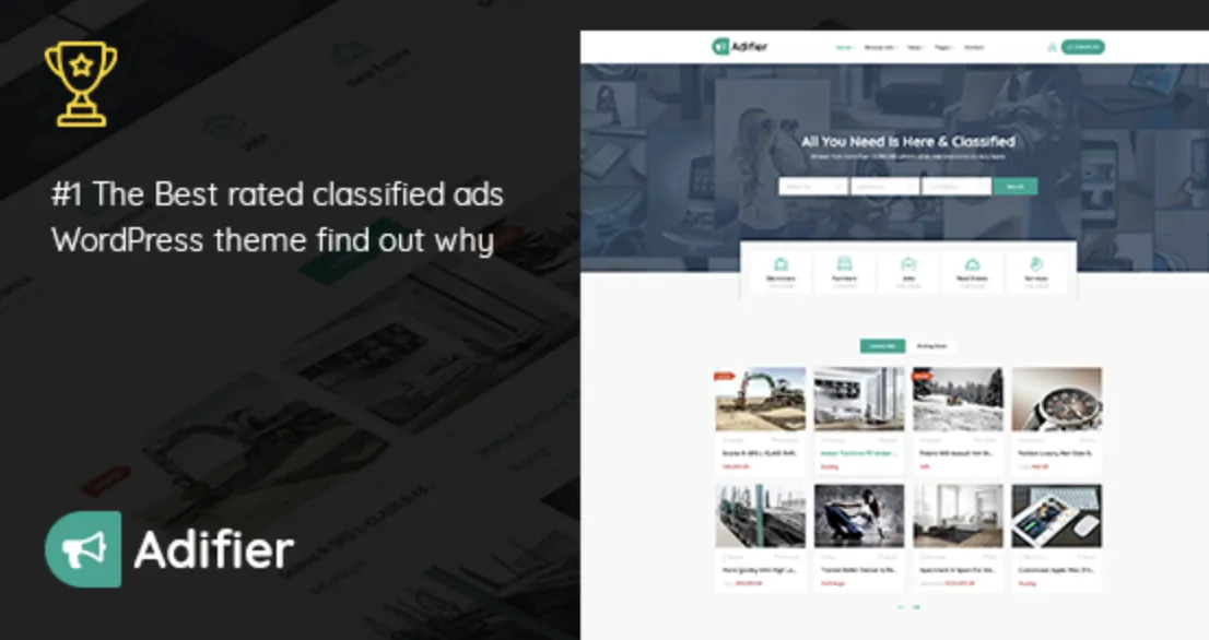 Adifier Pro – Classified Ads WordPress Theme 1 Adifier Pro WordPress Theme