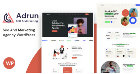 Adrun Seo & Marketing Agency WordPress Theme