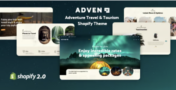 Advenx Adventure Shop Travel Shopify Theme