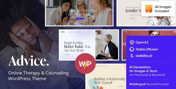Advice - Psychology, Therapy & Counseling WordPress Theme