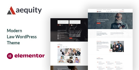 Aequity Law WordPress Theme