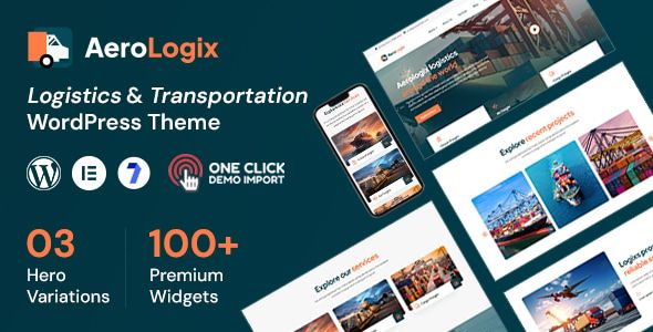 Aero Logix Logistics & Transportation WordPress Theme