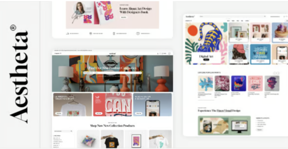 Aestheta Print Shop & Printing Company WordPress Theme
