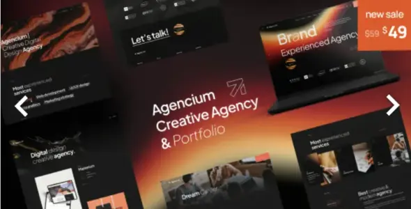 Agencium Creative Agency & Portfolio WordPress Theme