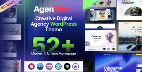 Agen River Creative Digital Agency WordPress Theme