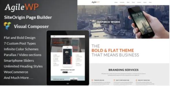 Agile WP SiteOrigin Page Builder WordPress Theme