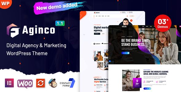 Aginco Digital Agency & Marketing WordPress Theme