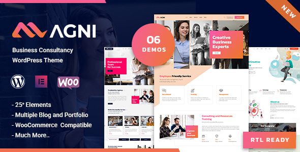 Agni - Consulting Business WordPress Theme
