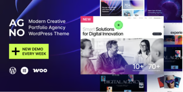 Agno – Creative Portfolio Agency WordPress Theme