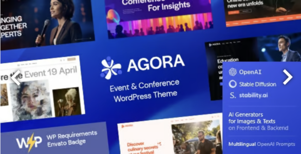 Agora — Event & Conference WordPress Theme