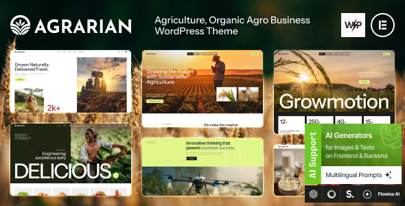 Agrarian WordPress Theme