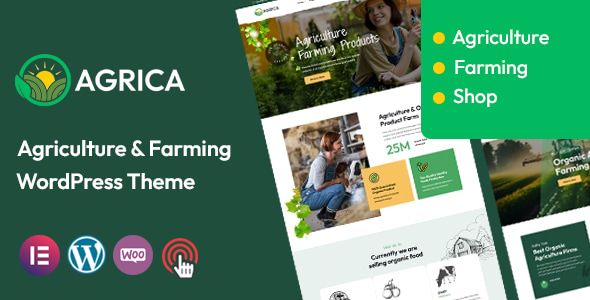 Agrica Agriculture & Farming WordPress Theme