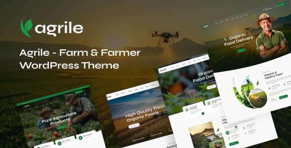 Agrile - Farm & Farmer WordPress Theme 1 Agrile - Farm & Farmer WordPress Theme