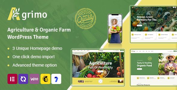 Agrimo – Agriculture Organic Farm WordPress Theme 1 Agrimo Agriculture Organic Farm WordPress Theme
