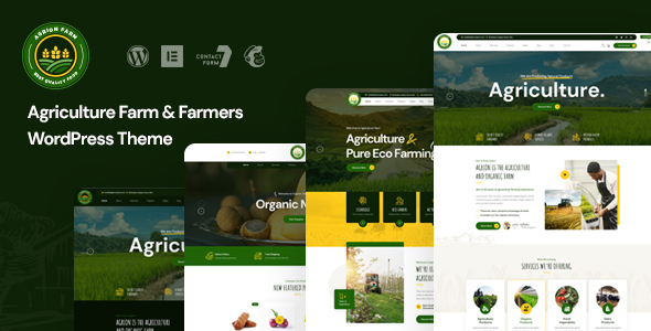 Agrion Agriculture Farm & Farmers WordPress Theme