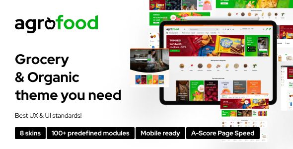 Agrofood – Elementor WooCommerce WordPress Theme 1 Agrofood WordPress Theme