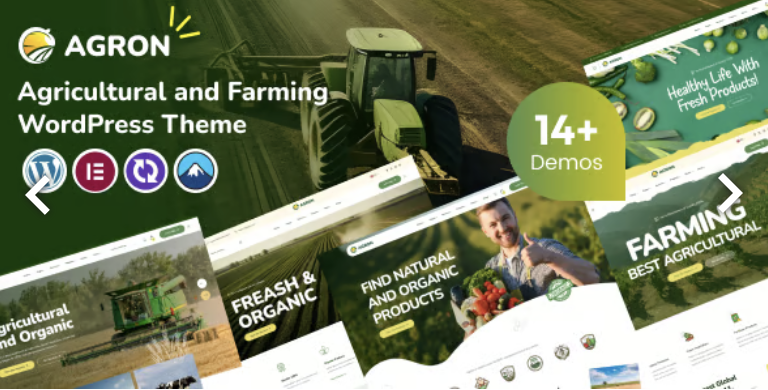 Agron - Agriculture & Organic Farm WordPress Theme 1 Agron Agriculture & Organic Farm WordPress Theme