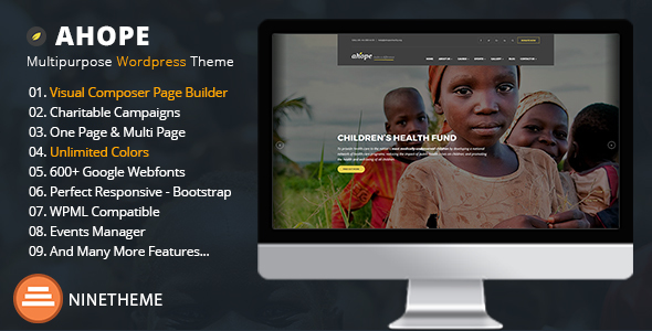 Ahope WordPress Theme