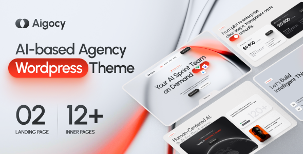 Aigocy - AI Agency WordPress Theme 1 Aigocy AI Agency WordPress Theme