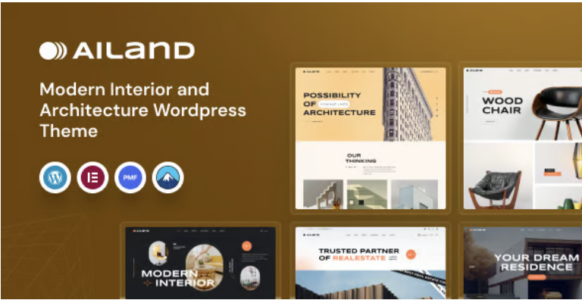 Ailand Modern Interior & Architecture WordPress Theme