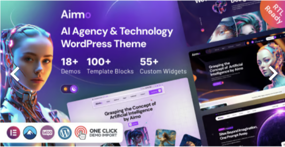 Aimo AI Agency & Technology WordPress Theme