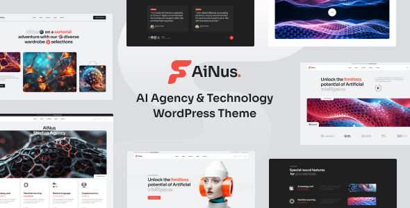 Ainus - AI Agency & Technology WordPress Theme 1 Ainus AI Agency & Technology WordPress Theme