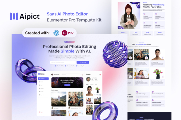 Aipict Saas AI Photo Editor