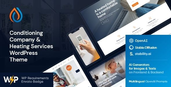 Air Supply | Conditioning Company and Heating Services WordPress Theme + RTL 1 Air Supply | Conditioning Company and Heating Services WordPress Theme