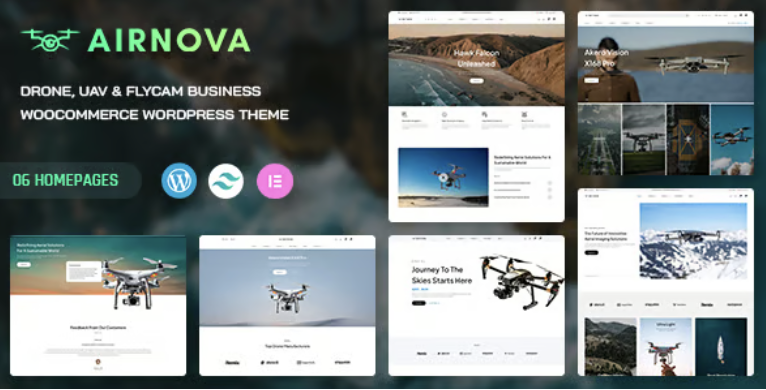 Airnova - Drone & UAV Business WooCommerce WordPress Theme 1 Airnova Drone & UAV Business Woo Commerce WordPress Theme