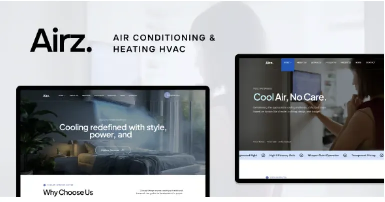 Airz Pro – Air Conditioning & Heating HVAC WordPress Theme 1 Airz Pro WordPress Theme