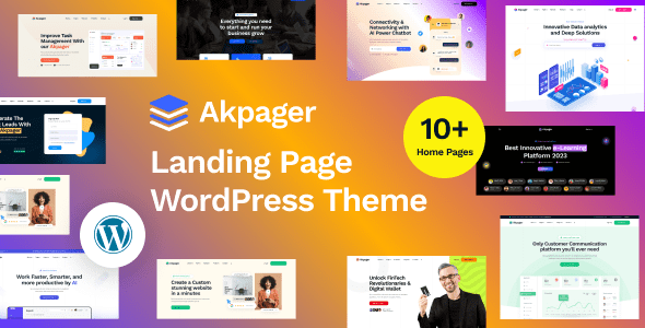 Akpager - Landing Page Elementor WordPress Theme 1 Akpager Landing Page WordPress Theme