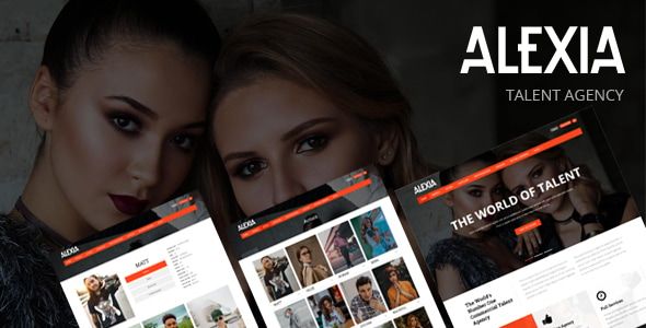 Alexia – Model Agency WordPress Theme 1 Alexia Model Agency WordPress Theme