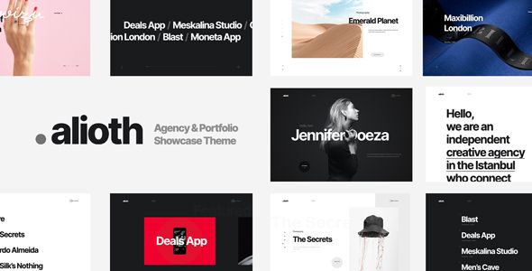 Alioth - Agency & Portfolio Showcase Theme 1 Alioth Agency & Portfolio Showcase Theme WordPress Theme