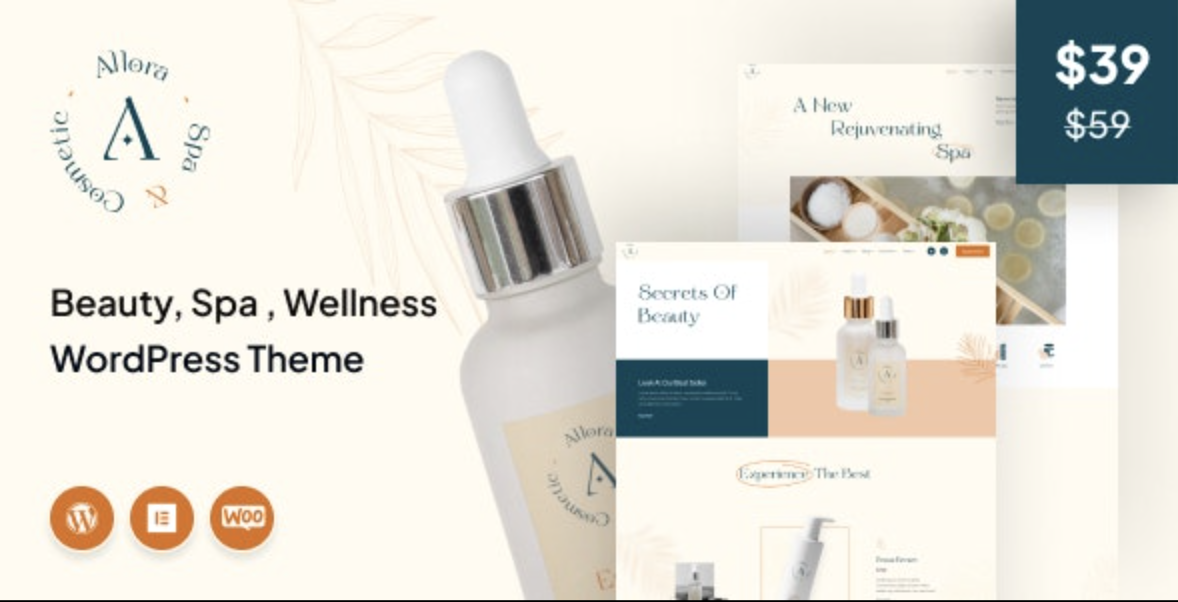 Allora – Beauty Spa Cosmetic WordPress Theme 1 Allora – Beauty Spa Cosmetic WordPress Theme