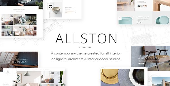 Allston – Contemporary Interior Design and Architecture Theme 1 Allston WordPress Theme