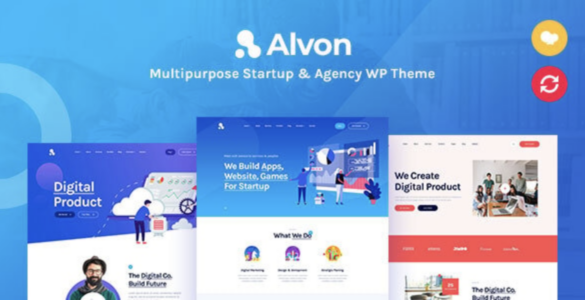 Alvon Multipurpose Startup & Agency WordPress Theme
