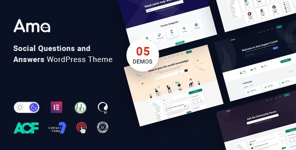 AMA – bbPress Forum WordPress Theme with Social Questions and Answers 1 Ama Social Questions and Answers WordPress Theme