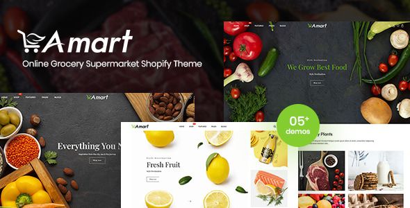 Amart Online Grocery Supermarket Shopify Theme