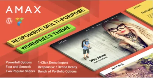 Amax Responsive Multi-Purpose WordPress Theme
