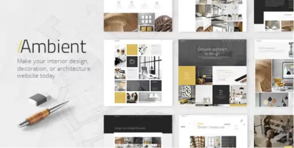 Ambient Pro - Modern Interior Design and Decoration WordPress Theme