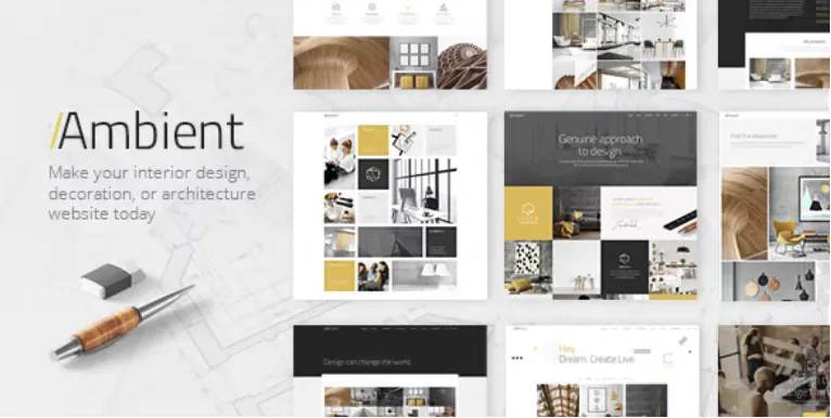 Ambient Pro - Modern Interior Design and Decoration WordPress Theme 1 Ambient Pro - Modern Interior Design and Decoration WordPress Theme