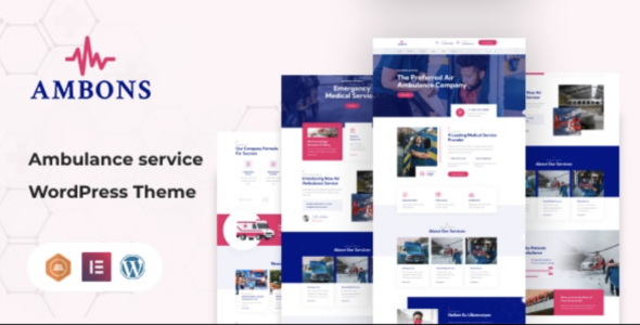 Ambons Ambulance Service WordPress Theme