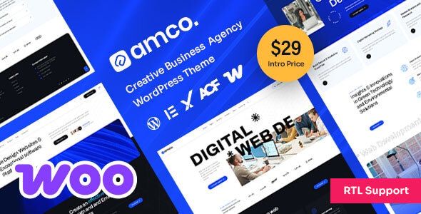 Amco – Creative Business Agency WordPress Theme 1 Amco – Creative Business Agency WordPress Theme