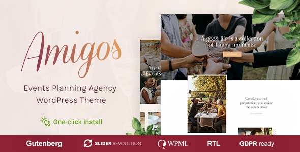 Amigos - Party & Celebration Event Agency 1 Amigos - Party & Celebration Event Agency WordPress Theme