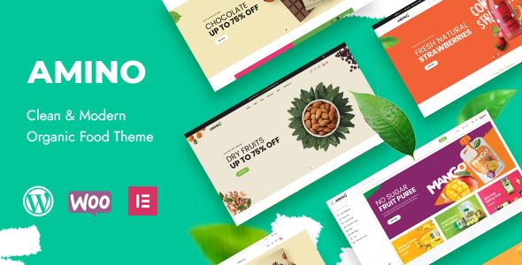 Amino – Organic Food WordPress Theme 1 Amino – Organic Food WordPress Theme
