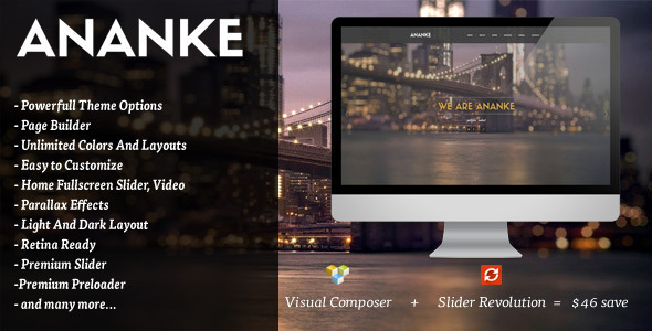 Ananke - One Page Parallax WordPress Theme 1 Ananke - One Page Parallax WordPress Theme