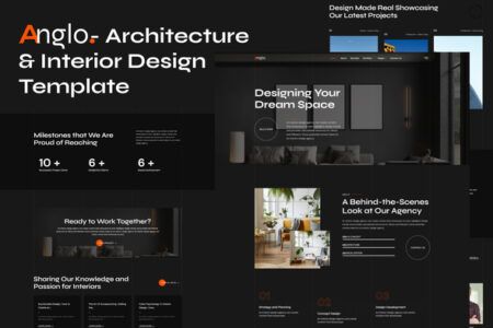 Anglo - Architecture & Interior Design Template Kit for Elementor WordPress Plugin